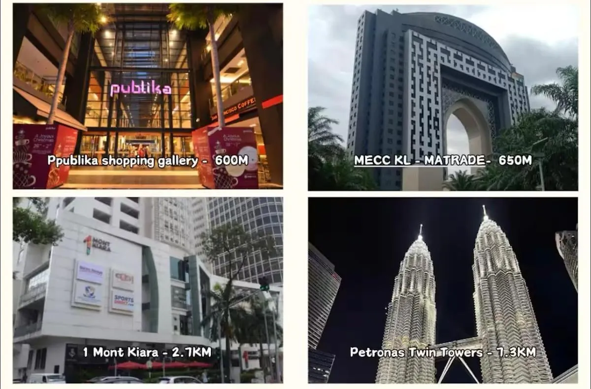2Br 4Pax Stylish Duplex Arte Mont Kiara Apartamento Kuala Lumpur 0*,  Malásia